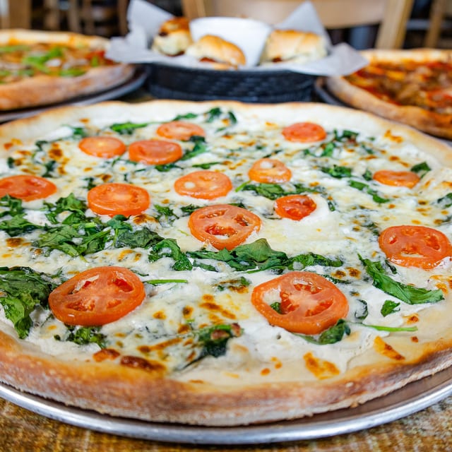 Presto Pesto Pizza.