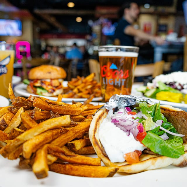 Gyro Pita Sandwich.
