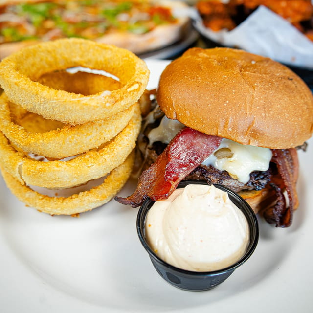 The Rusty Onion Burger.