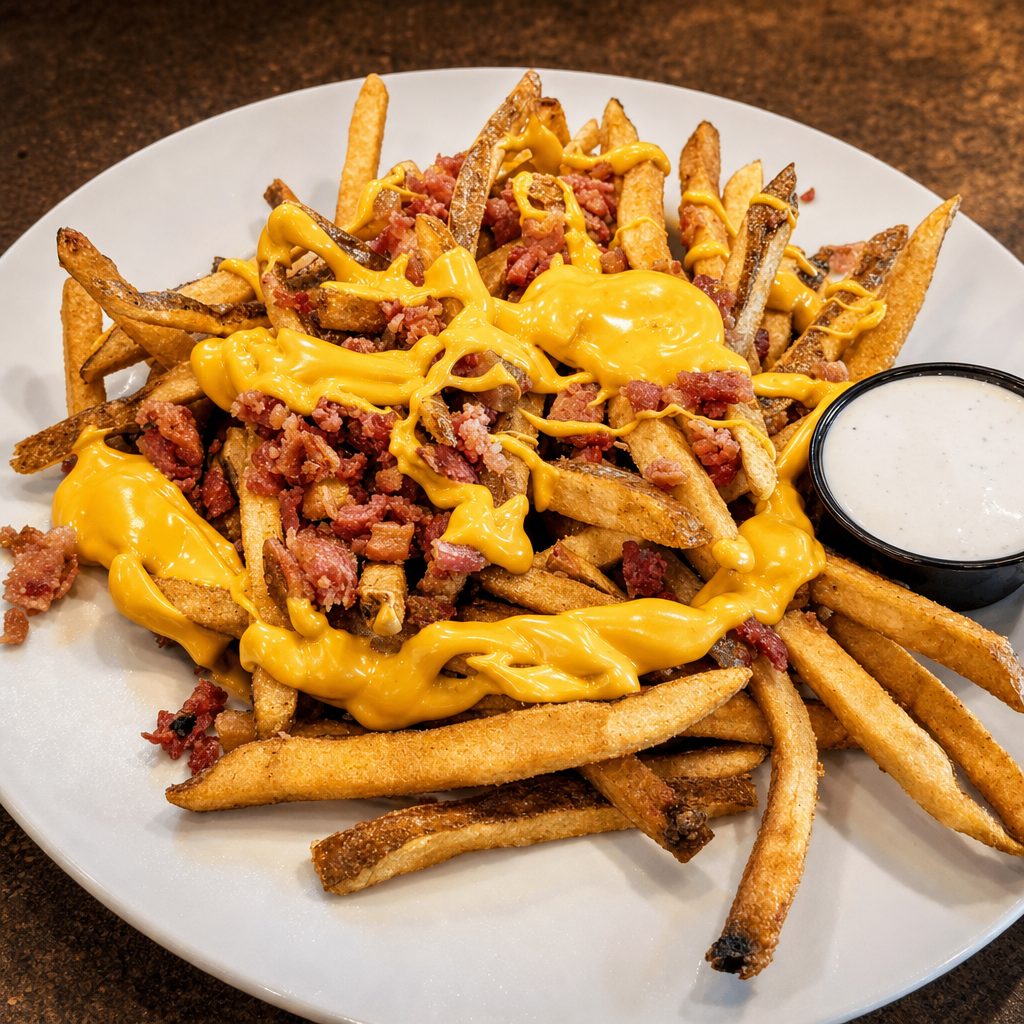 Cheese & Bacon Fries.